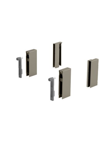 DesignSide Adapter ArciTech, 92 mm / 92 mm, champagner - Hettich