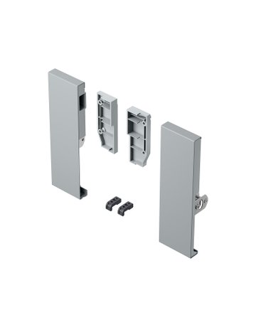 Verbinder für Front ArciTech / 186 mm, silber - Hettich