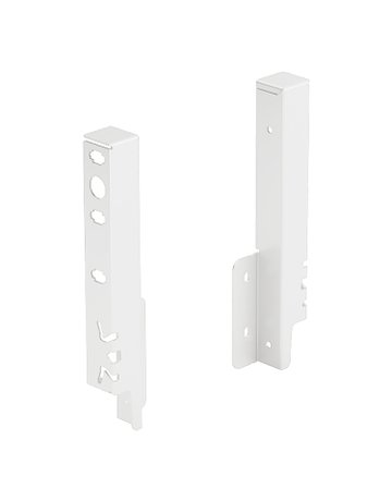 Set Rückwandverbinder ArciTech 186 mm, weiß, links und rechts - Hettich