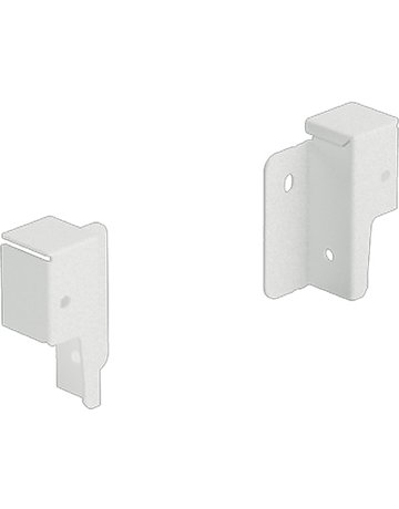 Set Rückwandverbinder ArciTech 78 mm, weiß, links und rechts - Hettich