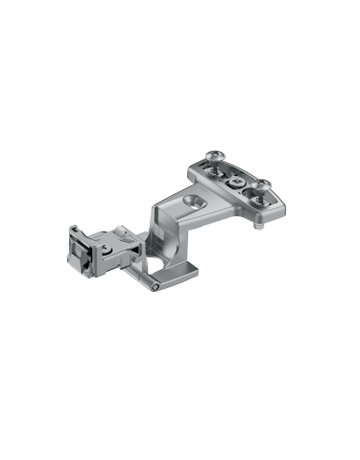 Grundscharnier Selekta Pro 2000 vernickelt 270 °, Auflage 12 mm, mit Spreizmuffen - Hettich