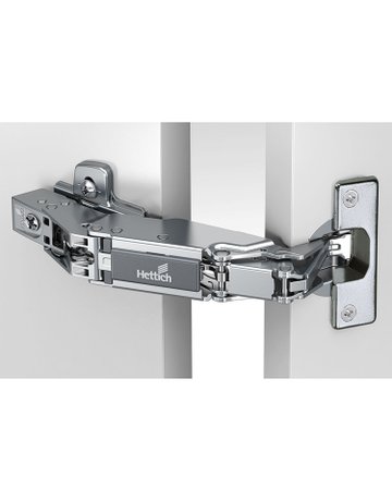 Möbel-Topfscharnier,165°,Kröpf.9,5mm Sensys 8687,9099820,halb vorl.,vernickelt - Hettich