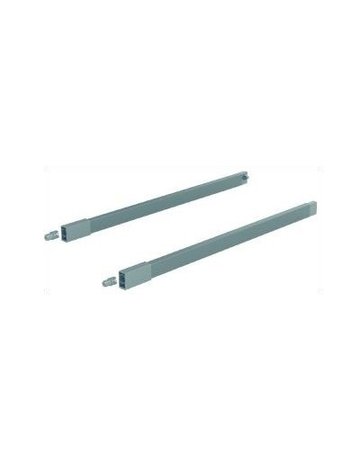 Set Längsreling ArciTech / 650 mm, anthrazit, links und rechts - Hettich