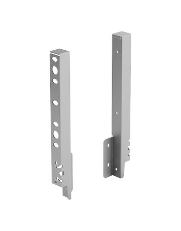 Set Rückwandverbinder ArciTech 250 mm, silber, links und rechts - Hettich
