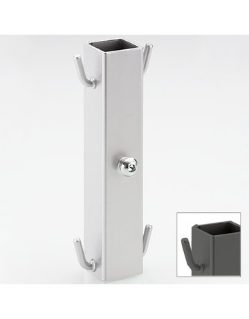 Korbhalter für höhenverstellbaren Tragrahmen (Dispensa 90°), silber - Hettich