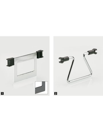 Trennbügel für Frontauszug, STYLE, pulverbeschichtet anthrazit (1) - Hettich