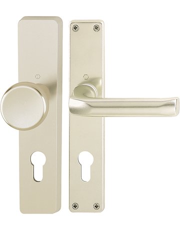 Wechsel-Langschildgarnitur London 54/227/202SP/113 PZ 8/72 mm Alu F2 - HOPPE