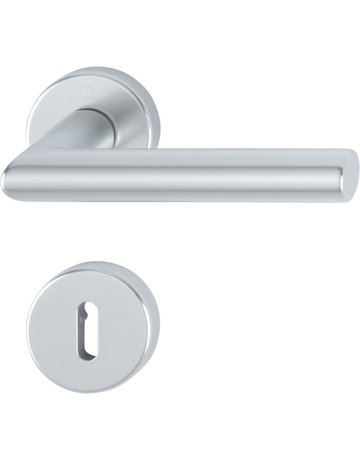 Drücker-Rosettengarnitur Amsterdam BB 8 mm 1400/42KV/42KVS Alu F1 - HOPPE