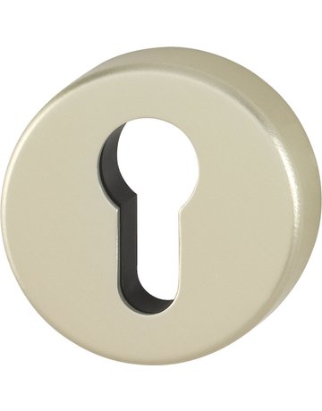 Schlüsselrosettenpaar 42KVS rund,PZ, 9mm,TS 37-42,F2 - HOPPE