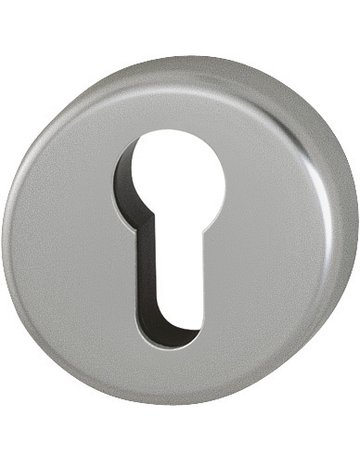 Schlüsselrosettenpaar 42KVS rund,PZ, 9mm,TS 37-42,F4 - HOPPE