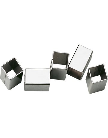 Reduzierhülse für Vierkantstift 9/10mm L30mm,silber ,Eisen blank - HOPPE