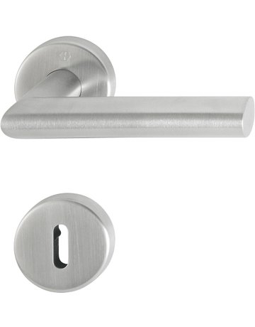 Drücker-Rosettengarnitur Amsterdam BB 8 mm E1400Z/42KV/42KVS ER F69 - HOPPE