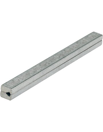 Vierkant-Profilstift 10x160mm, geteilt, verzinkt - HOPPE