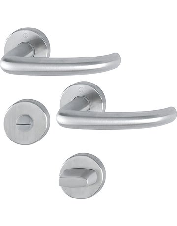 Zi.-Ros.Grt. E1301Z/42KV/42KVS, WC, F69 Edelstahl - HOPPE