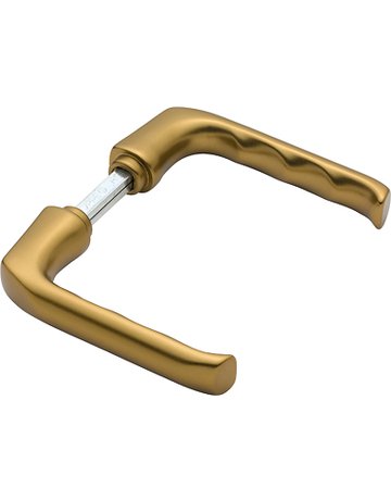 Drückerpaar London 113/8 mm Alu F4 Türstärke 30-49mm - HOPPE