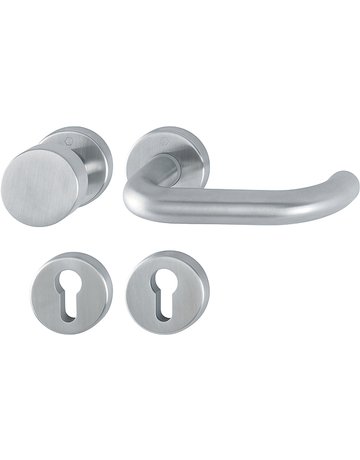 Wechselgarnitur RosetteE58/42KV/42KVS/138Z-F69 R/L 8PZ - HOPPE