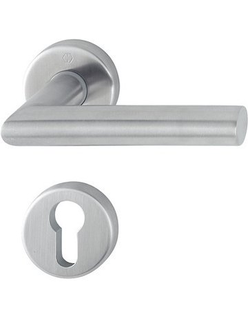 Drücker-Rosettengarnitur Amsterdam PZ 8 mm E1400Z/42KV/42KVS ER F69 - HOPPE