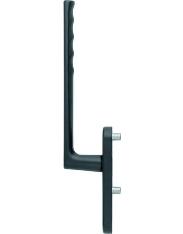 HS-Grt.,PZ,schwarz matt Hamburg HS-0700/431N-AS außen - HOPPE