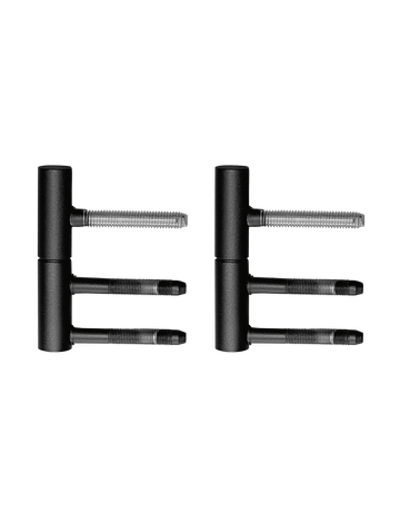 Bänder für Holztüren 2 teilig EGB 502 81/83 schwarz matt für 1 Tür - Karcher Design