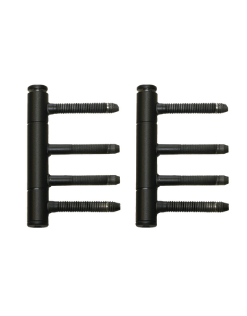 Bänder für Holztüren 3-tlg EGB 602 81/83 schwarz matt für 1 Tür - Karcher Design