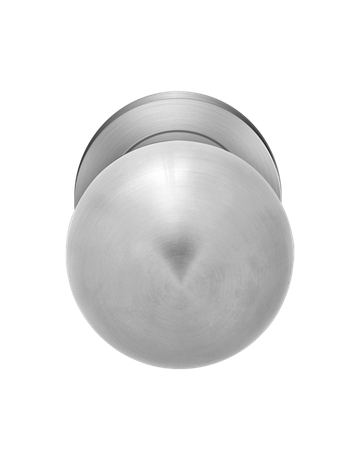 Knopf EK300D R mit Rosette drehbar mit ZT-Stift Edelstahl matt - Karcher Design