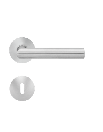 Drücker-Rosettengarnitur Rhodos EPL28 BB Edelstahl matt TS 39-47mm PlanDesign - Plan Design