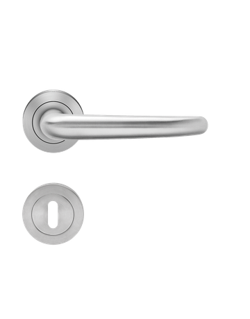 Drücker-Rosettengarnitur Elba ER22 BB Edelstahl matt TS 39-48mm - Karcher Design