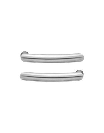 Griffpaar o.Griffrosette Sylt ER26 ODS inkl. Stift Edelstahl matt - Karcher Design