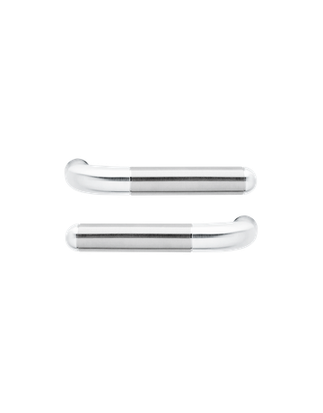 Griffpaar o.Griffrosette Lignano Steel ER35 ODS inkl. Stift Edelstahl pol./matt - Karcher Design