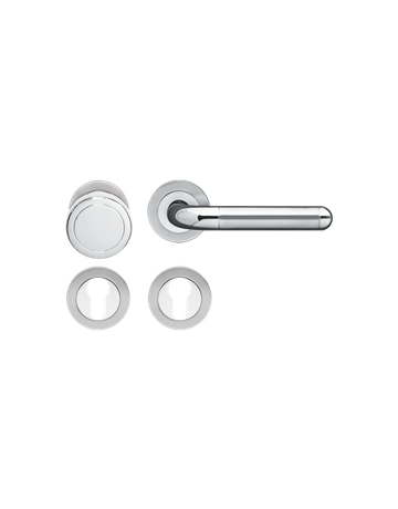 Wechsel-Rosettengarnitur Lignano ER35 PZ Edel.pol./matt rechts TS 39-48mm - Karcher Design