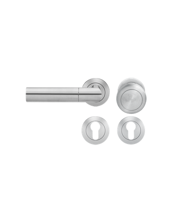 Wechsel-Rosettengarnitur Oregon ER48 PZ Edelstahl matt links TS 39-48mm - Karcher Design