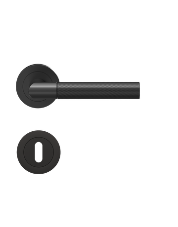 Drücker-Rosettengarnitur Studio One ER60 BB Kosmos schwarz - Karcher Design