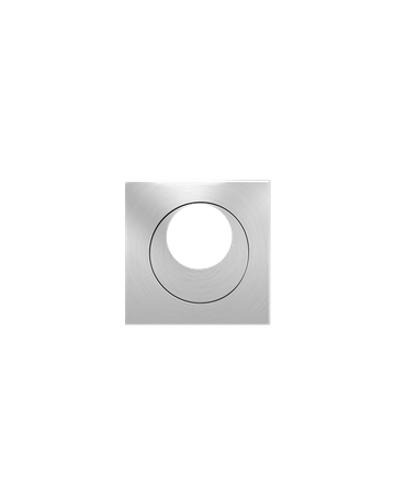 Schutzrosette mit Innenrosette ESR340Q Edelstahl matt KABA TS 38-50mm - Karcher Design