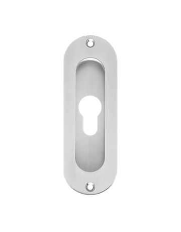 Schiebetürmuschel Z1702 PZ Edelstahl matt - Karcher Design