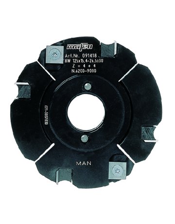 Verstellnuter, hartmetallbestückt, 125 x 15,4 - 26,5 x 30 mm - Mafell