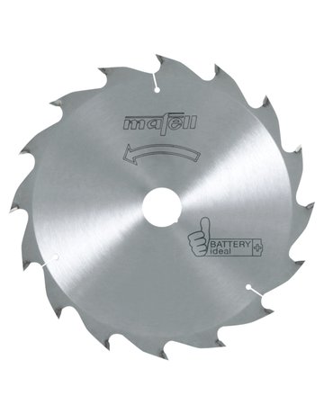 Sägeblatt-HM 185 x 1,2/1,8 x 20 mm, Z?16, WZ, Battery ideal, für Längsschnitte in Holz - Mafell