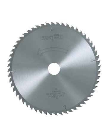 Sägeblatt-HM, 230 x 2,6 x 30 mm, Z 56, WZ - Mafell