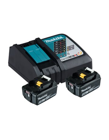 Power Source Kit Li 18,0V 5Ah inkl. SchnellLadegerät & 2 Akkus im Kar. - Makita