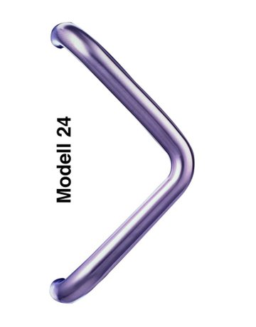 Haustür- Stoßgriff, NT.STG 24.32 AS, Dreieck, Befestigungsabstand 350, Edelstahl V4A (1.4401) edelstahl - Normbau