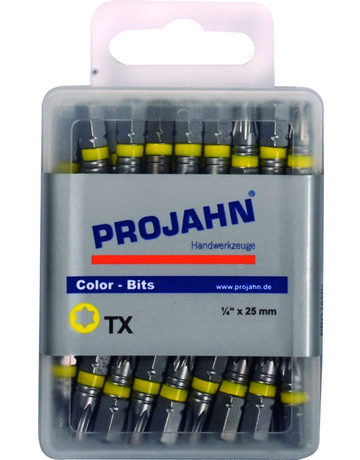 1/4" markierter Bit TX T30 50er Pack L25 mm - PROJAHN