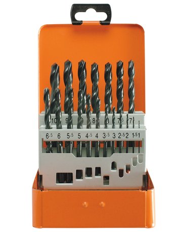 Bohrerkassette HSS-R 19tlg 1-10/0,5 mm BASIC - PROJAHN