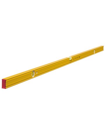 Stabila Wasserwaage Type 80 AS-2, 180 cm mit zwei Vertikal-Libellen