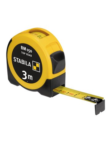 Taschenbandmaß BM 150 3 m metrische Skala - STABILA