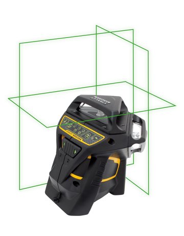 Kreuzlinien-Laser - grün - X3G 3 x 360° Linien - STANLEY