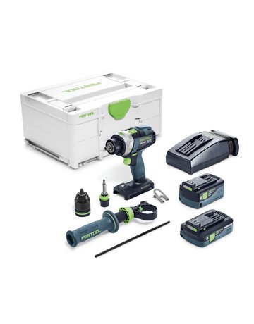 Akku-SchlagbohrSchrauber QUADRIVE TPC 18/4 5,0/4,0 I-Plus - Festool