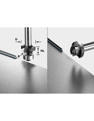 Abrundfräser S8 HW R2 D20-KL OFK - Festool