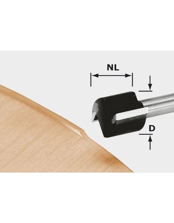 Bündigfräser S8 HW D19/16 OFK 700 - Festool