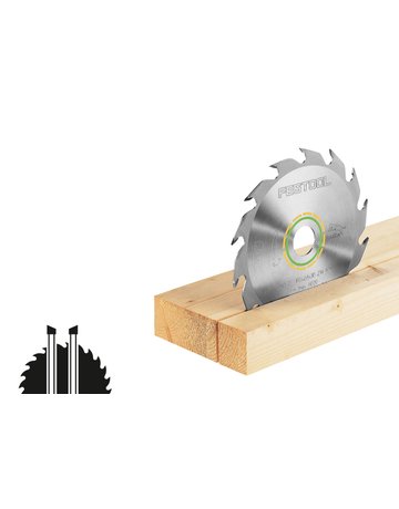 Kreissägeblatt HW 225x2,6x30 PW18 WOOD RIP CUT - Festool