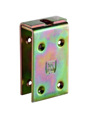 Verstärkungslasche,für Holzflügel,Stahl 698,f.Prof.-Nr.500/600,H160,L150,S5mm - HELM