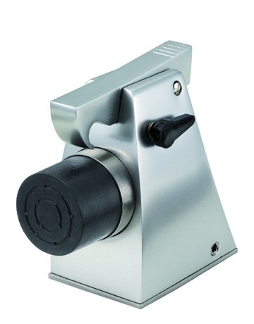 OT-Türfeststeller, Haken mit Feststellvorrichtung, 1110, edelstahloptik eloxiert - KWS